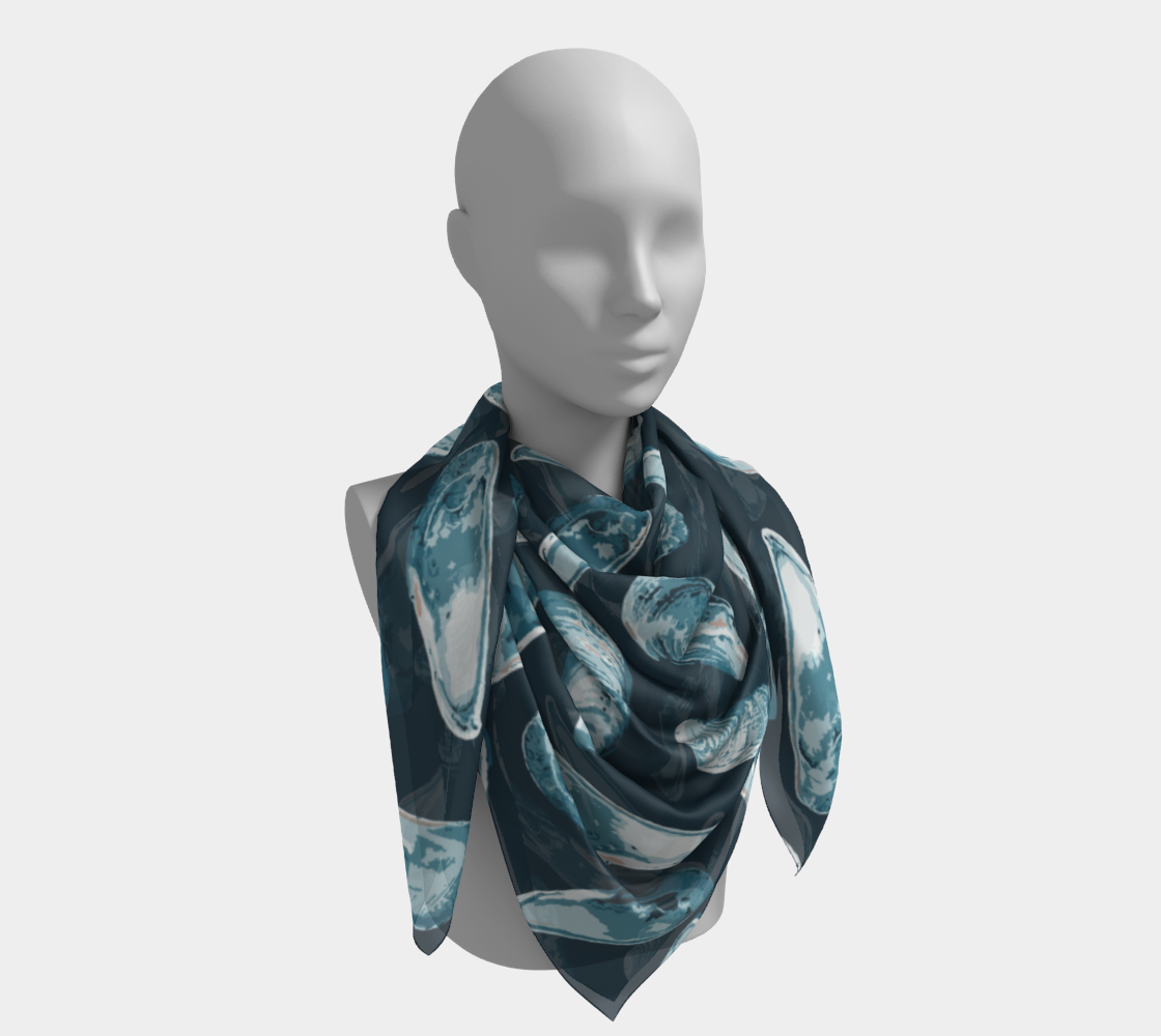 “Mussel Blues” Scarf
