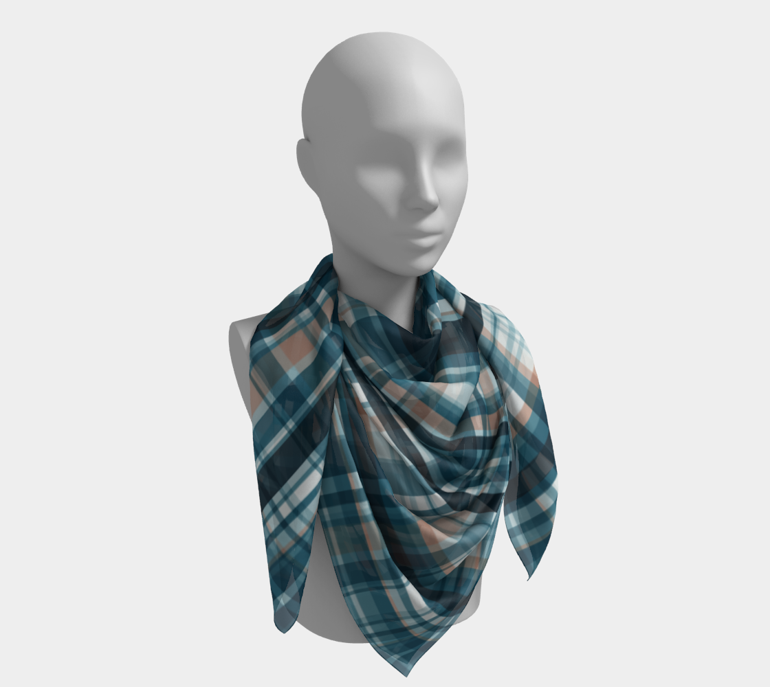 “Mussel Plaid” Scarf