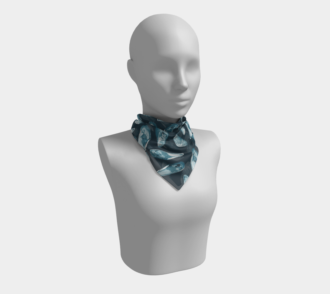 “Mussel Blues” Scarf